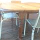 Table with solid wood flaps
