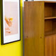 Scandinavian bookcase 120 cm