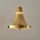 Vintage brass hanging lamp by Hans Agne Jakobsson model T 598