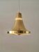 Vintage brass hanging lamp by Hans Agne Jakobsson model T 598