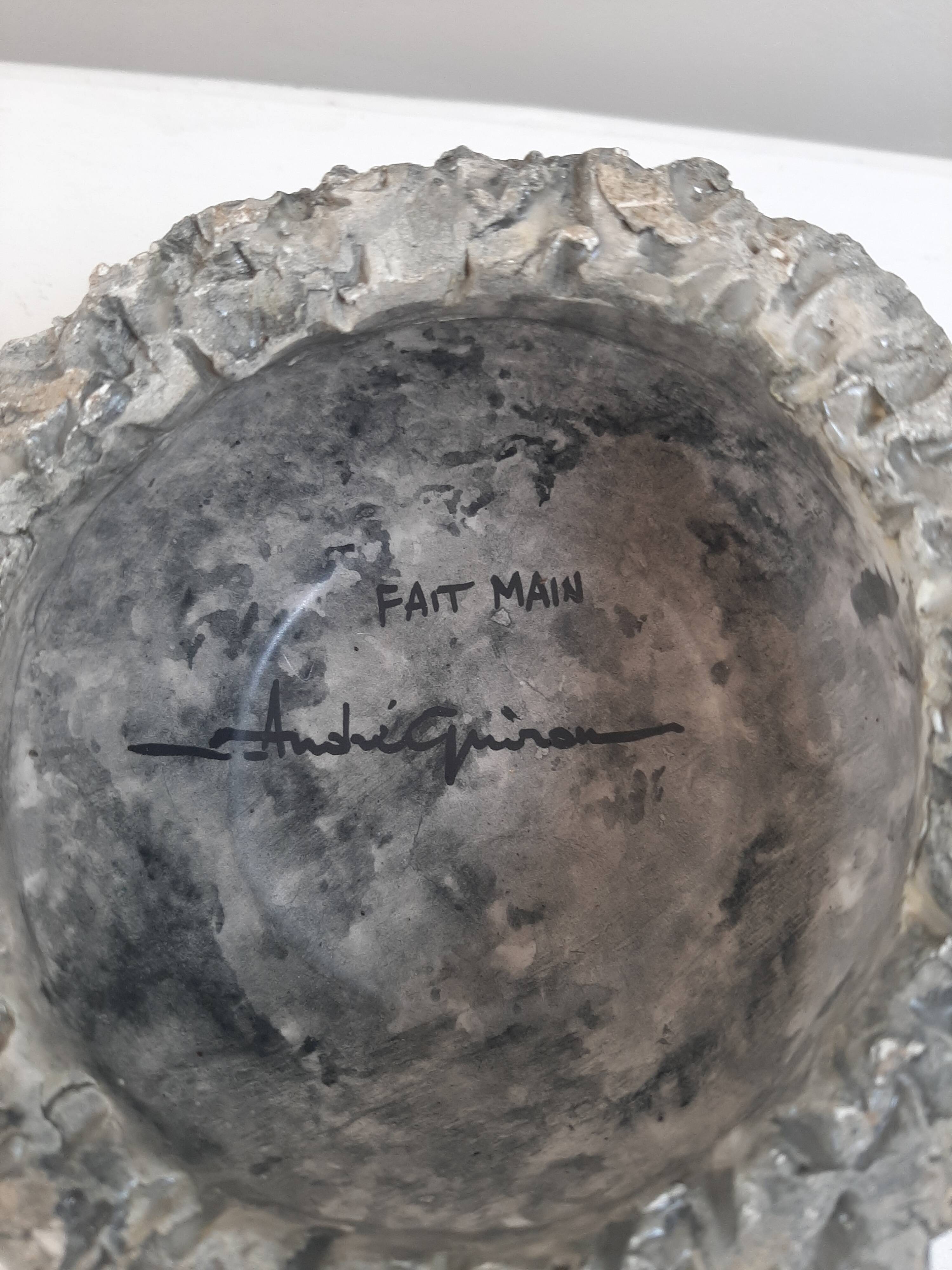 Candle holder André Quiron Vallauris