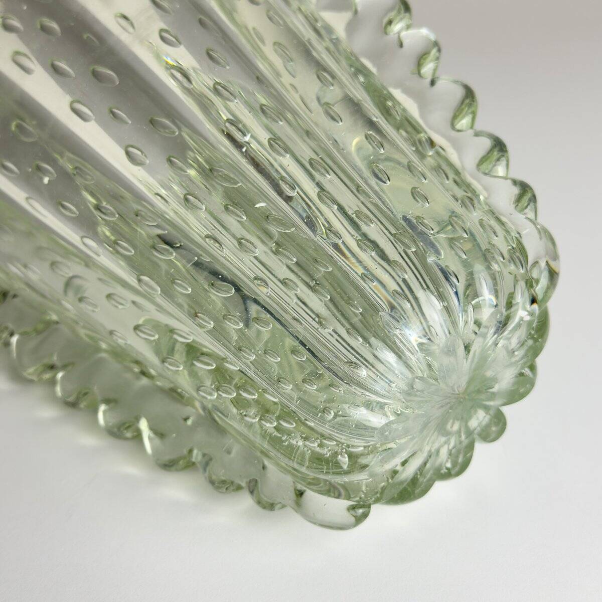 Vintage Murano glass vase by Barovier & Toso, Italy 1930-40s