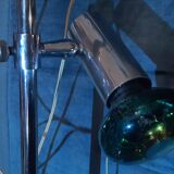 Vintage floor lamp 3 chrome spots France 1970
