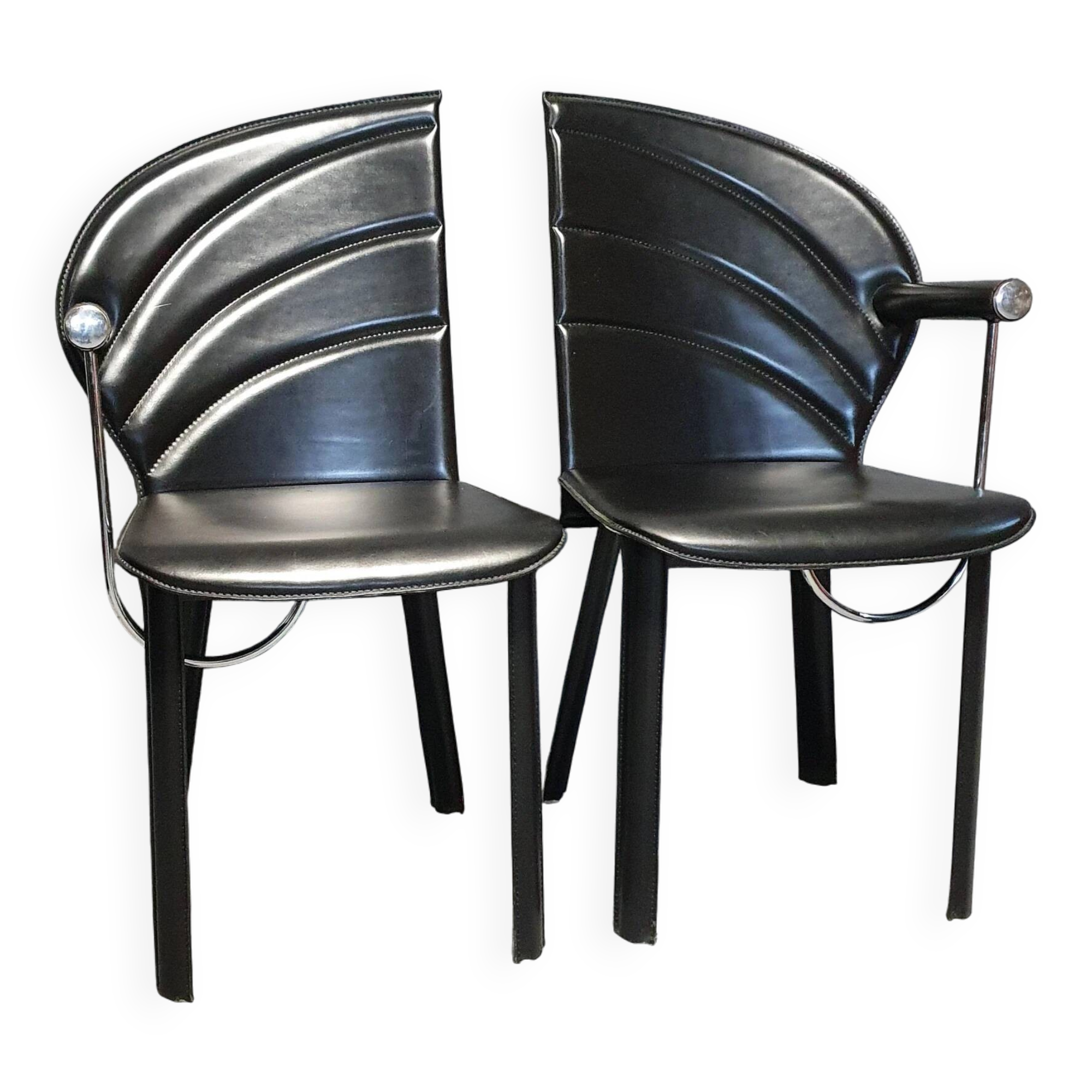 Postmodernism chairs by Naos Italy 1980