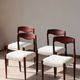Set of 4 Scandinavian rosewood chairs – Otto Møller style | Vintage