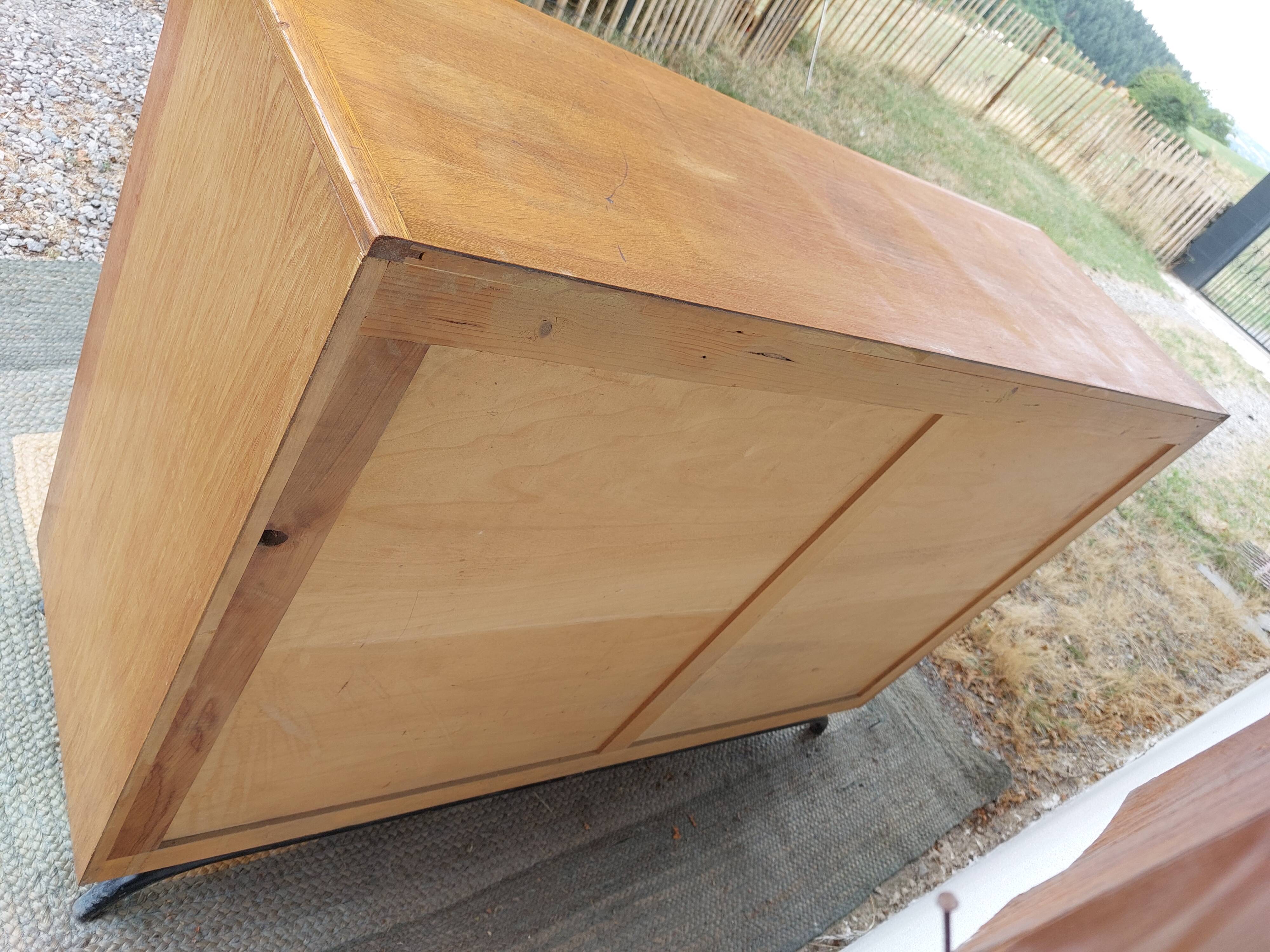 Sideboard, sliding doors, 1970s vintage