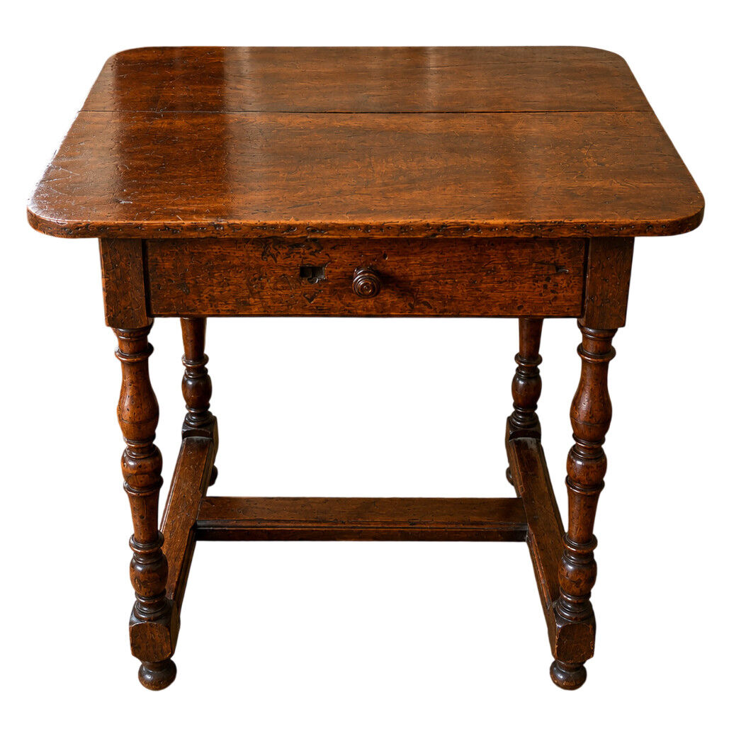 Cabaret Table in Solid Walnut from the Louis XIII Period
