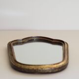 Small gilded wooden mirror