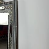 Grand miroir Venitien aux Cygnes, Glace Murano du XIXe siècle biseauté 133