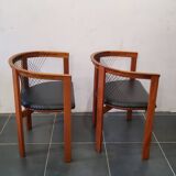 Scandinavian rope chairs by Niels Jørgen Haugesen for Tranekaer Denmark