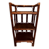 Vintage rattan shelf