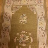 Chinese silk carpet, 124 cm x 62 cm