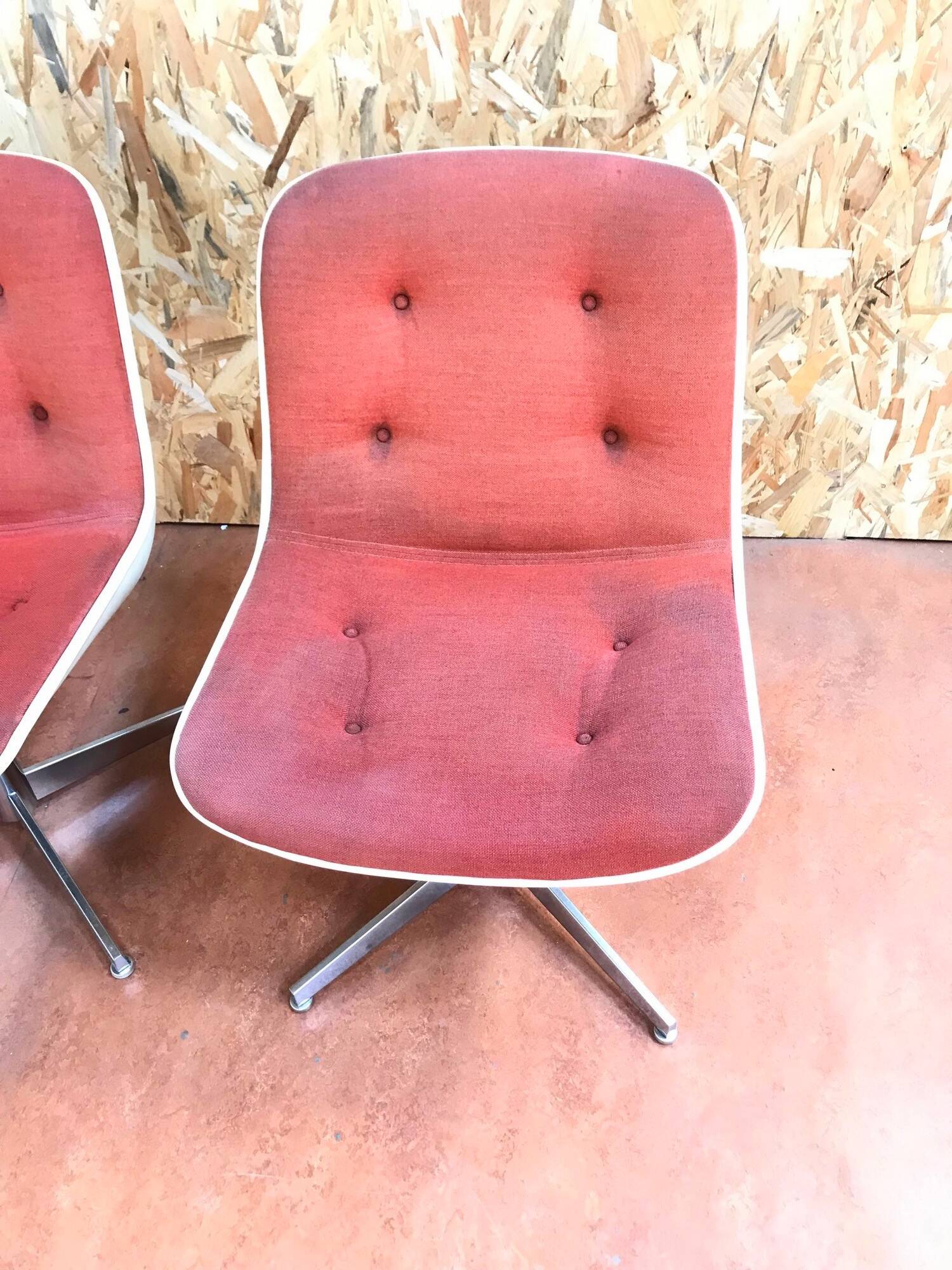 Fauteuils Strafor vintage par Randall Buck années 70