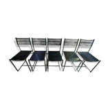 Set of 5 "Spaghetti" chairs by Giandomenico Belotti for Alias.