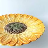 Sunflower display dish vintage tableware