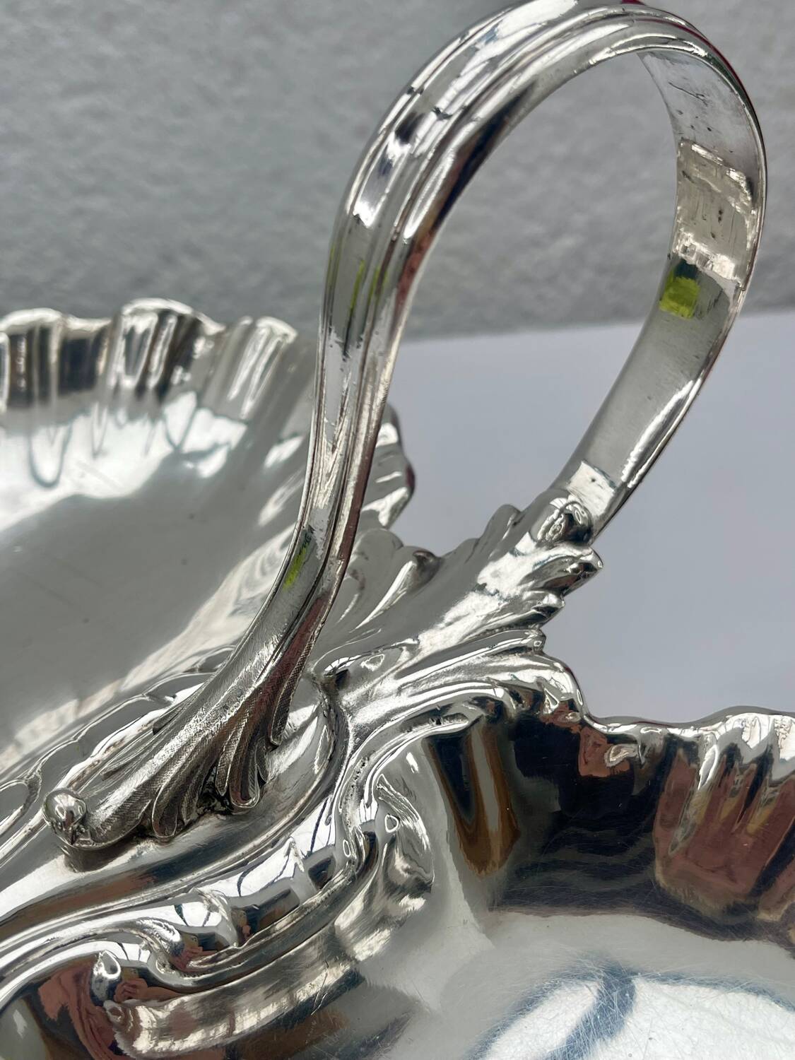 Christofle Silver-Plated Bonbonniere Serving Dish, Louis XV Style, Art Nouveau Period