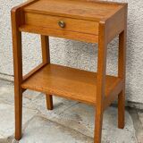 vintage geometric bedside cabinet