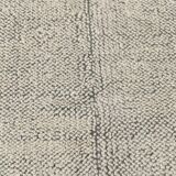 Tapis vintage en laine fait main vert cendré 4x7 nuances, 129x217Cm SK 34947