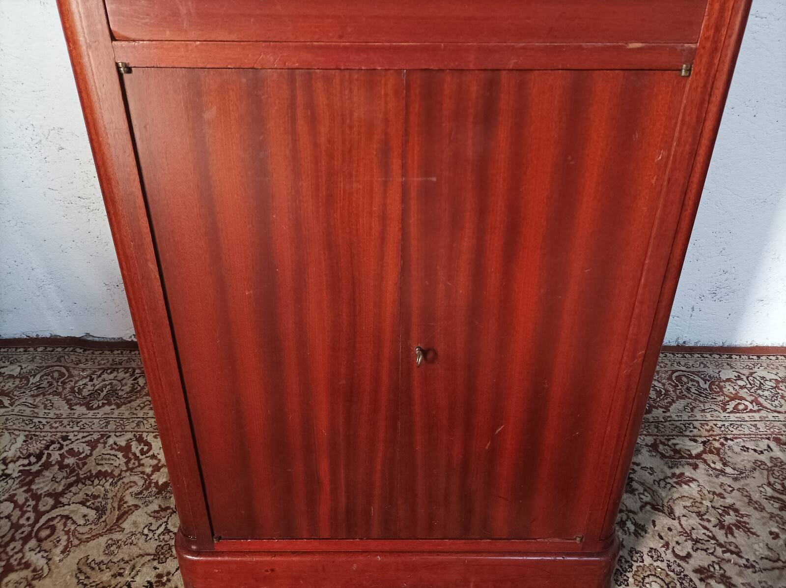 Vintage mahogany entrance writing desk
