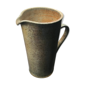 Ancien Pichet Grès Gris Bleu Années 70 Vintage