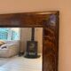 Miroir en chêne massif des années 50 | 90x65cm