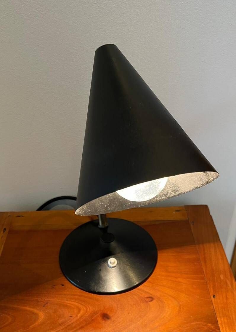 Adjustable black desk lamp mid-century (1950-1960) Helo Leuchten
