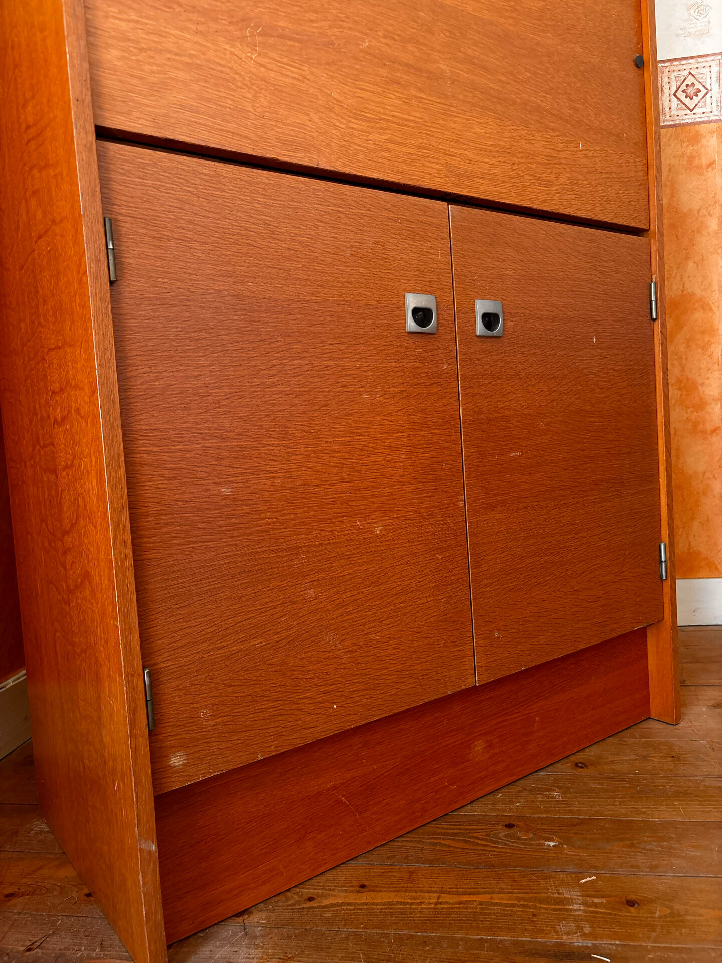 Vintage wooden secretary – Retro style from the 60s-70s
