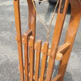 Sledding wooden seventies alsace