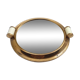 Round art deco mirror tray