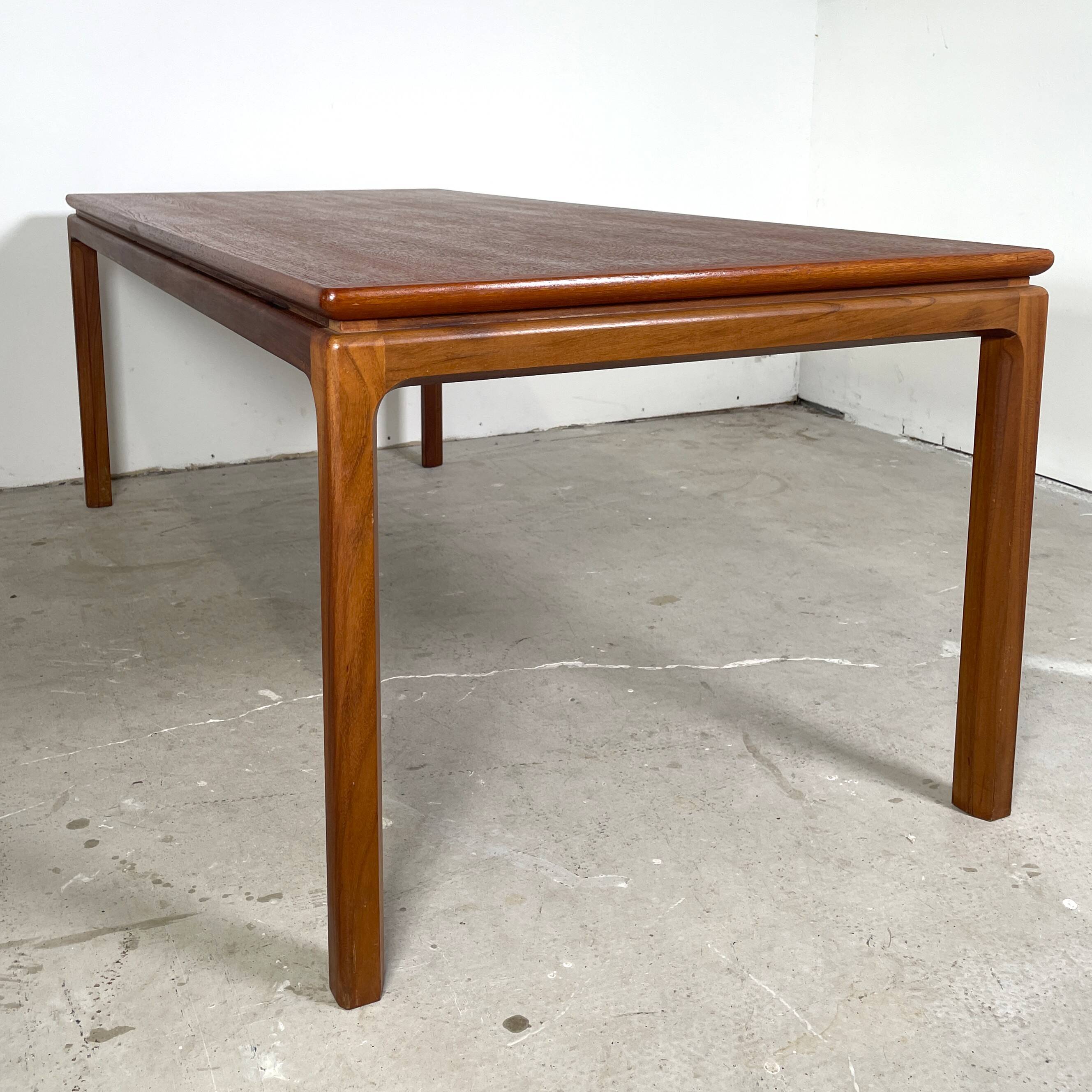Danish teak coffee table, Aksjel Kjersgaard style