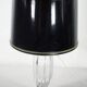 Elis Bergh for Kosta Sweden engraved crystal table lamp