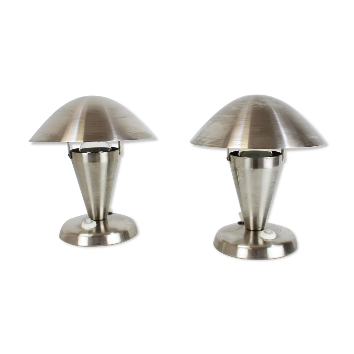 Bauhaus Table Chrome Lamps, 1930