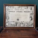 Cadre certificat d'études