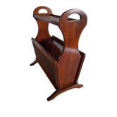 Magazine rack in cherry wood