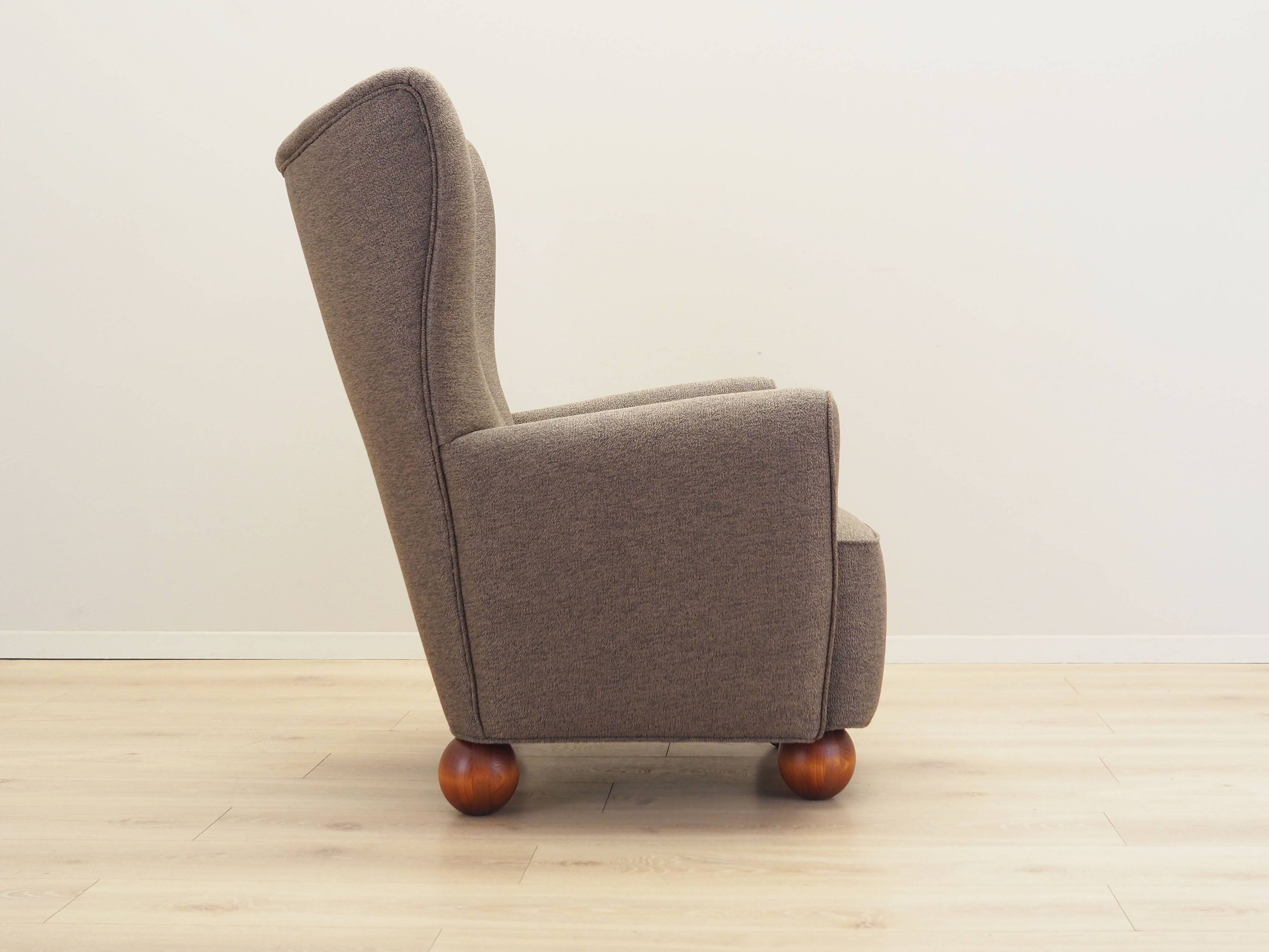 Fauteuil lounge, design scandinave, production : Danemark