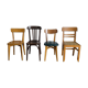 Set of 4 mismatched chairs