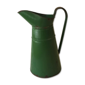 Cruche d'eau pot à fleurs en émail