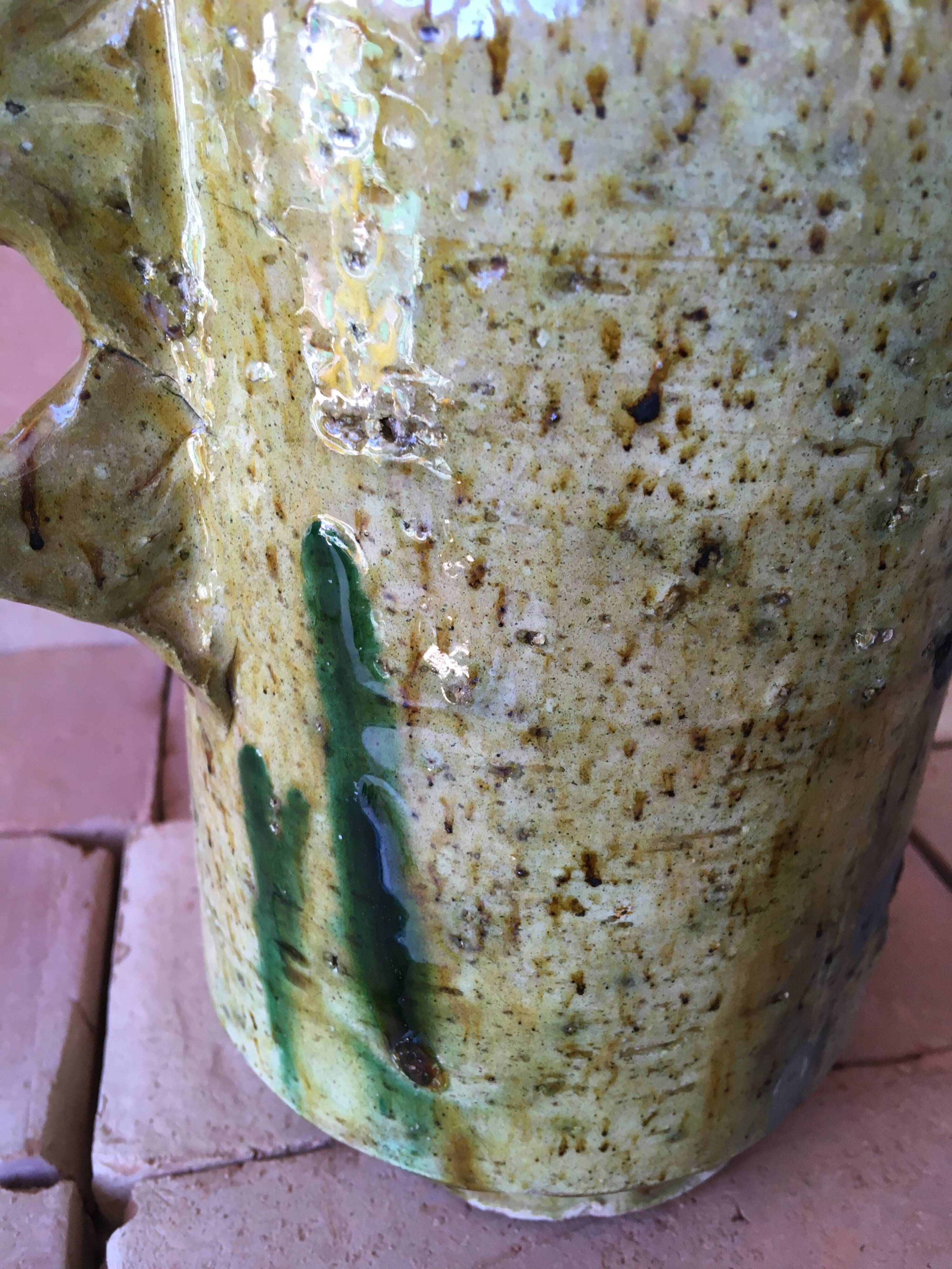 Tamegroute pottery in glazed terracotta