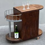 1930s Art Deco Rolling Bar