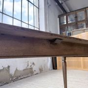 Solid oak farmhouse table with extensions (190-280cm) 1950