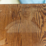 Parisian table pitchpin desk 1 drawer 1900