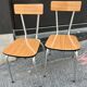 Chaises Formica années 50 Vintage