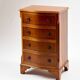 Original English cherry chest of drawers Burton Reproductions Limited