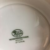 White porcelain teapot