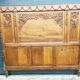 1930s headboard in solid oak
