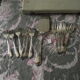 13 silver metal dessert service by francois frionnet