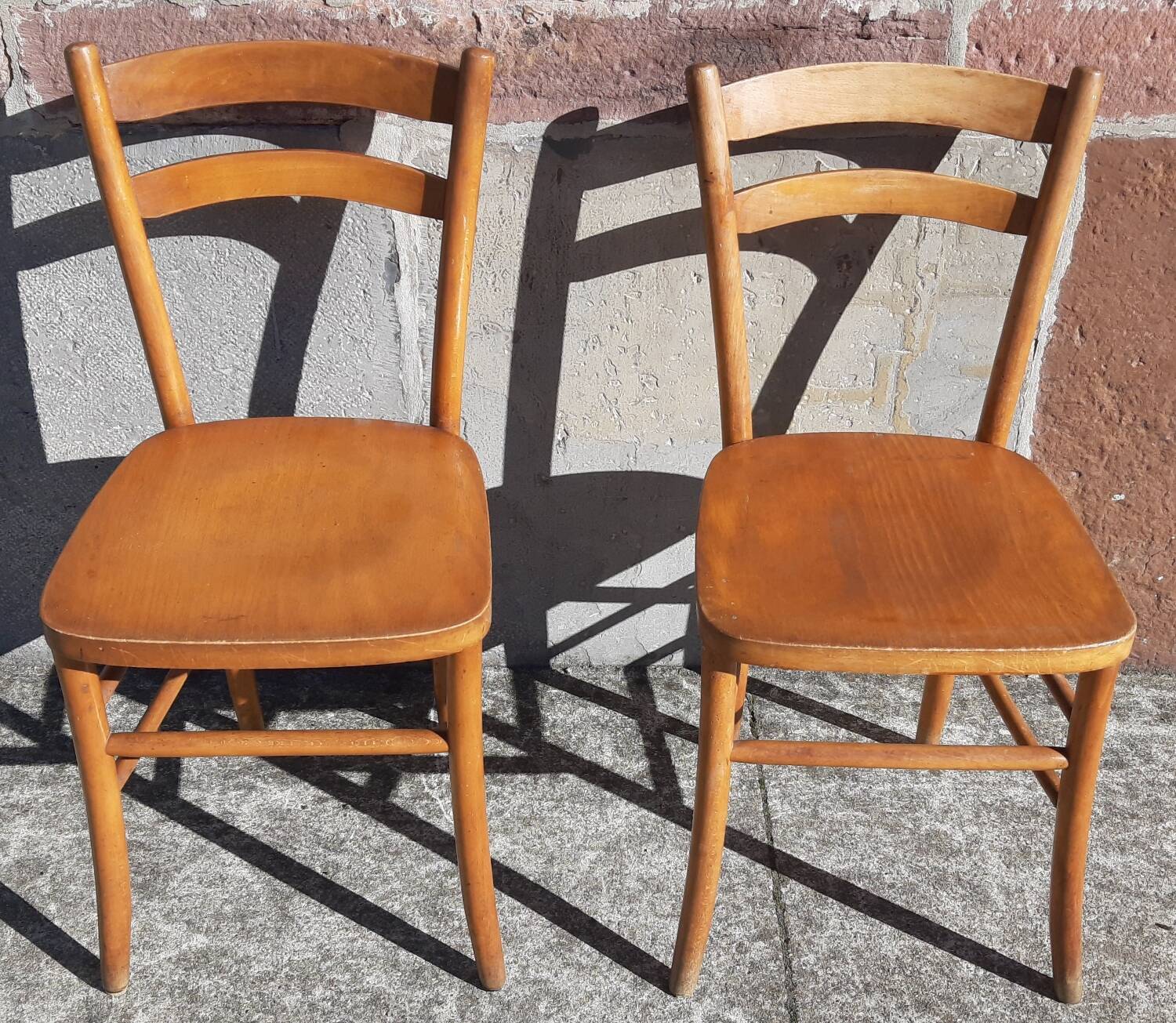 Pair of Luterma bistro chairs