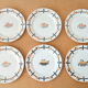 6 Art-Deco plates from Badonviller