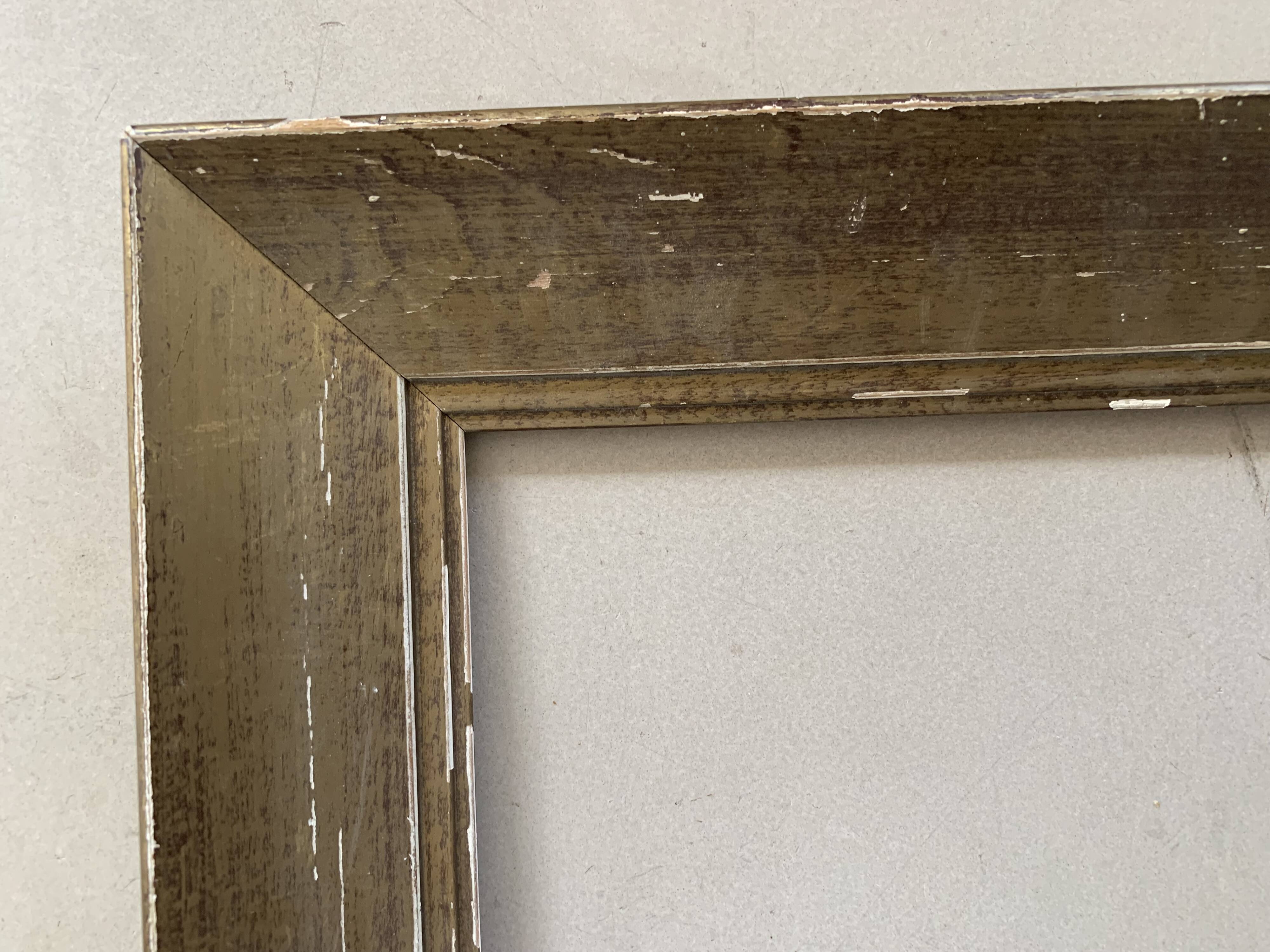 Old gilded frame