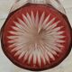 Old Baccarat crystal decanter with grape vine leaf decor